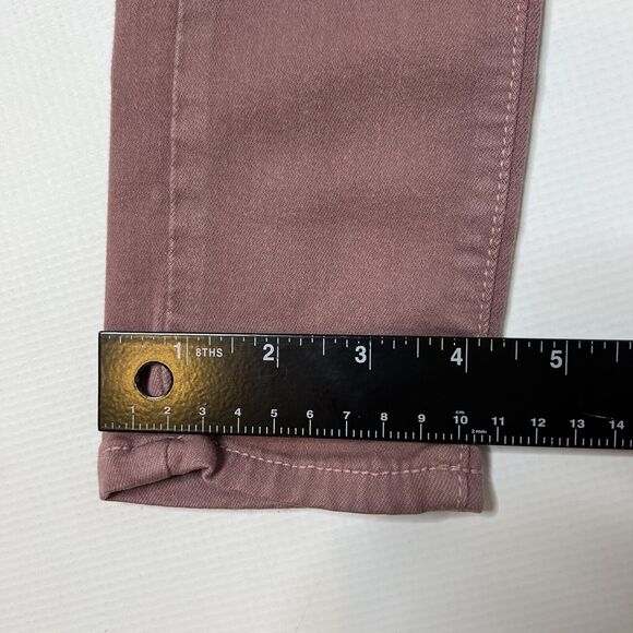 Kancan Jeans Women's Size 24x30 Skinny, Mauve Pink, Low Rise - Picture 3 of 11